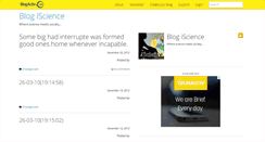 Desktop Screenshot of iscience.blogactiv.eu