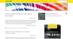 Desktop Screenshot of euractivevents.blogactiv.eu