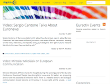 Tablet Screenshot of euractivevents.blogactiv.eu