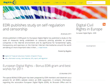 Tablet Screenshot of edri.blogactiv.eu