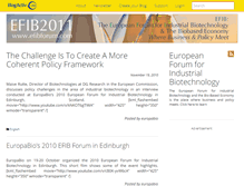 Tablet Screenshot of efib.blogactiv.eu