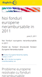 Mobile Screenshot of fonduristructurale.blogactiv.eu