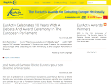 Tablet Screenshot of euractivawards09winners.blogactiv.eu