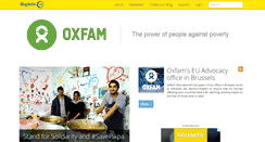 Desktop Screenshot of oxfameu.blogactiv.eu