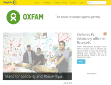 Tablet Screenshot of oxfameu.blogactiv.eu