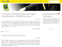 Tablet Screenshot of eureka-innovation.blogactiv.eu