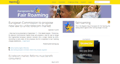 Desktop Screenshot of fairroaming.blogactiv.eu
