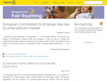 Tablet Screenshot of fairroaming.blogactiv.eu