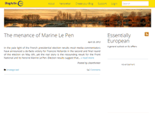 Tablet Screenshot of essentialyeuropean.blogactiv.eu