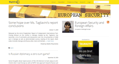 Desktop Screenshot of europeansecurity.blogactiv.eu
