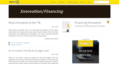 Desktop Screenshot of innovationfinancing.blogactiv.eu