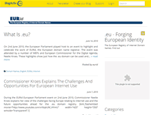 Tablet Screenshot of eurid.blogactiv.eu