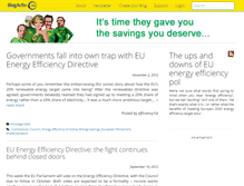 Tablet Screenshot of efficiency1st.blogactiv.eu