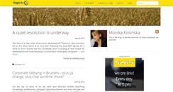 Desktop Screenshot of healthyeurope.blogactiv.eu