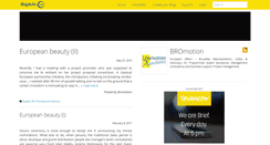 Desktop Screenshot of bromotion.blogactiv.eu