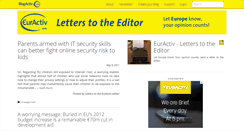 Desktop Screenshot of euractiv.blogactiv.eu