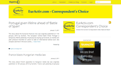 Desktop Screenshot of euractiv-correspondent.blogactiv.eu