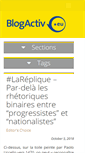 Mobile Screenshot of blogactiv.eu